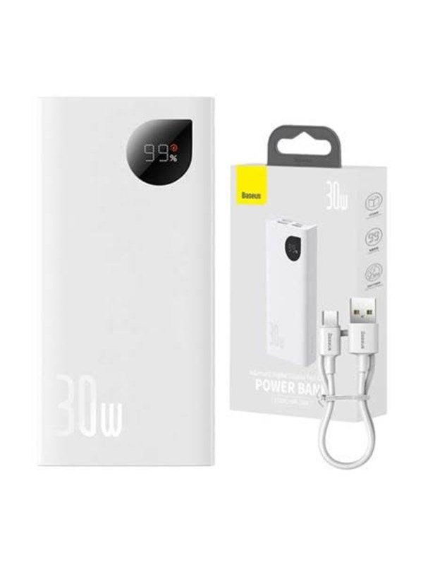 Baseus Powerbank Adaman2 10000mAh 30W White - 10000 mAh
