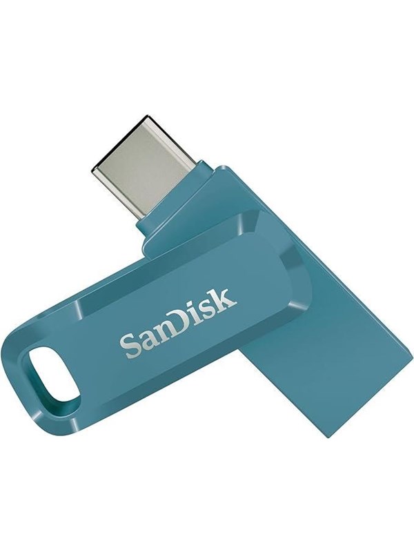 SANDISK Ultra Dual Drive Go - Marineblå - 64GB - Minnepenn