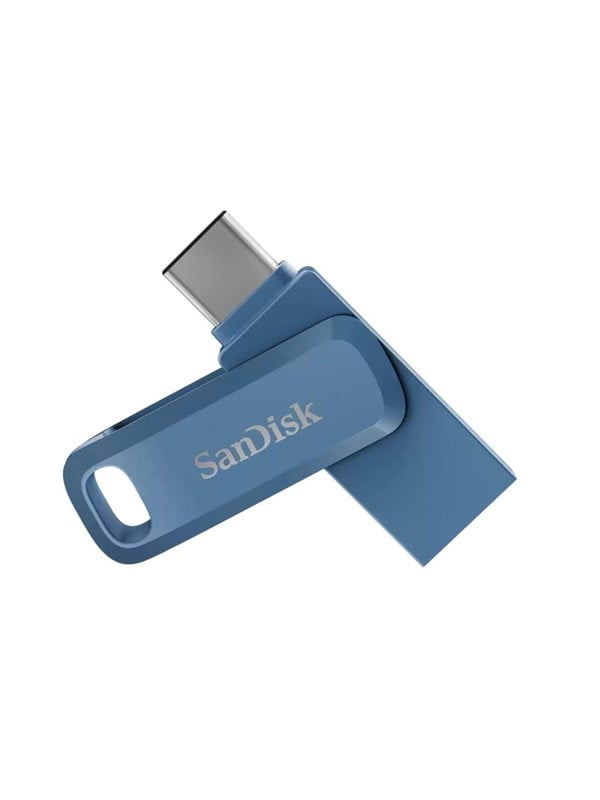SANDISK Ultra Dual Drive Go - Marineblå - 256GB - Minnepenn