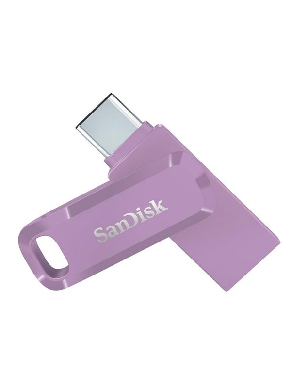 SANDISK Ultra Dual Drive Go - Lavendel - 64GB - Minnepenn
