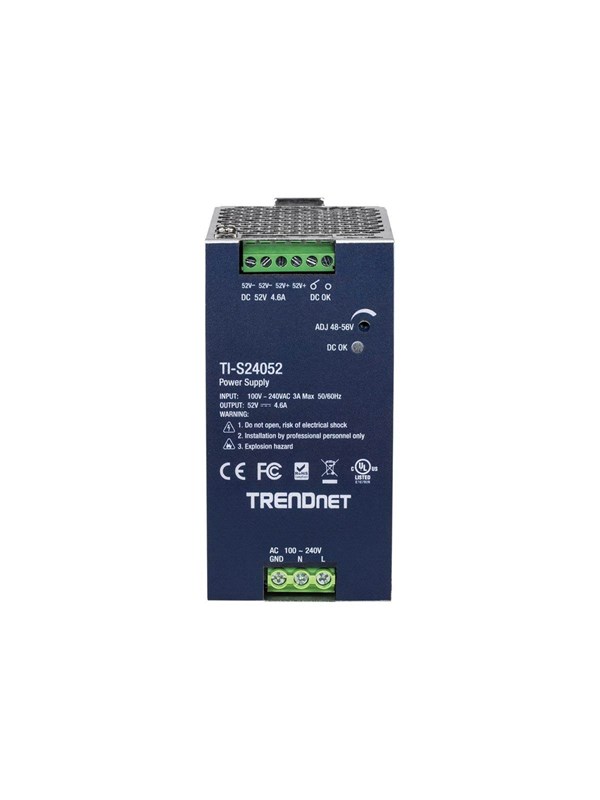 TRENDnet - power supply - 240 Watt - TAA Compliant Strømforsyning (PSU) - 240 Watt - 80 Plus