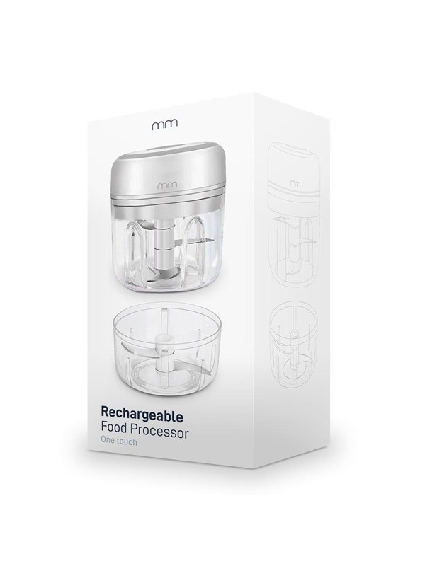 Mikamax Foodprosessor Rechargeable Food Processor