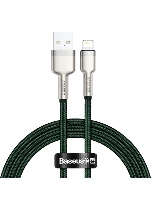 Baseus USB cable for Lightning Cafule 2.4A 1m (green)