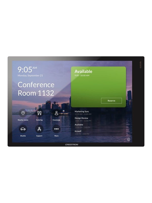 Crestron Electronics Crestron TSS-770 Series TSS-770-T-B-S-LB KIT - for Microsoft Teams - room manager - Bluetooth 802.11a/b/g/n/ac - smooth black - Max - recommended for