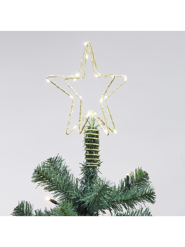 NORDIC WINTER 3D Christmas start w/LED og connector