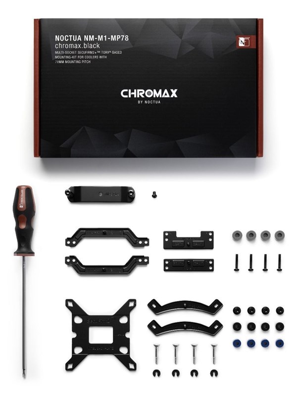 Noctua NM-M1-MP78 chromax.black - Torx-based SecuFirm2+ mounting kit - CPU Monteringsbraketter