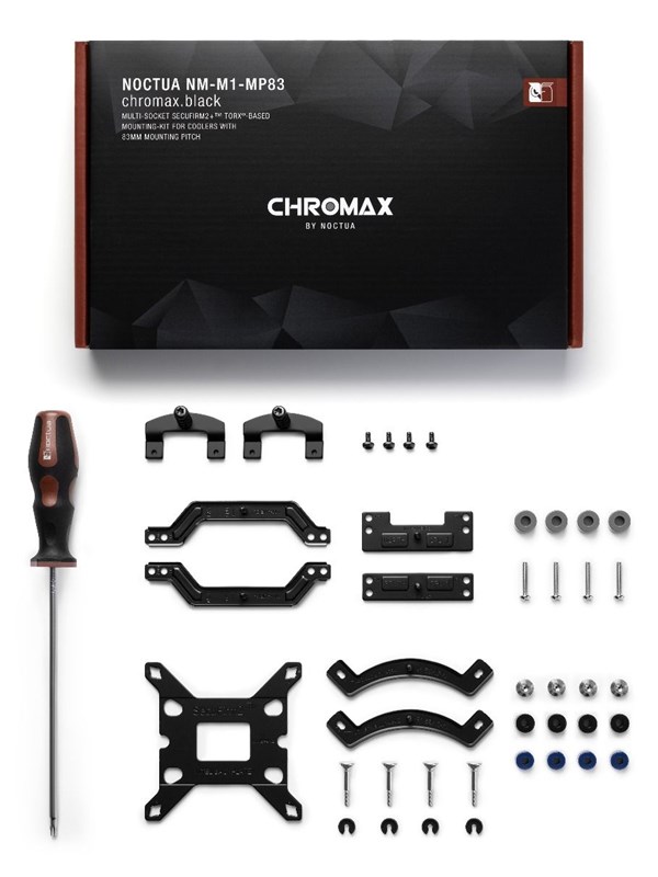 Noctua NM-M1-MP83 chromax.black - Torx-based SecuFirm2+ mounting kit - CPU Monteringsbraketter