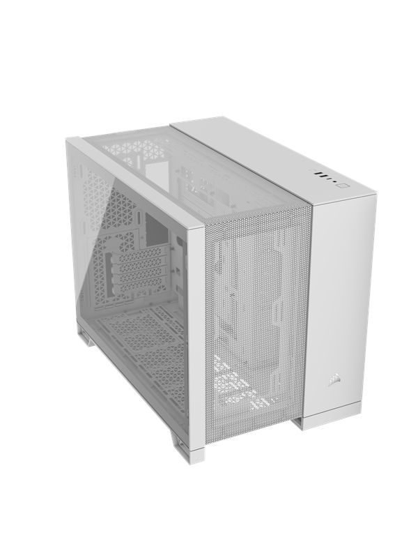 Corsair 2500D Airflow - Dual Chamber - Kabinett - Minitower - Hvit