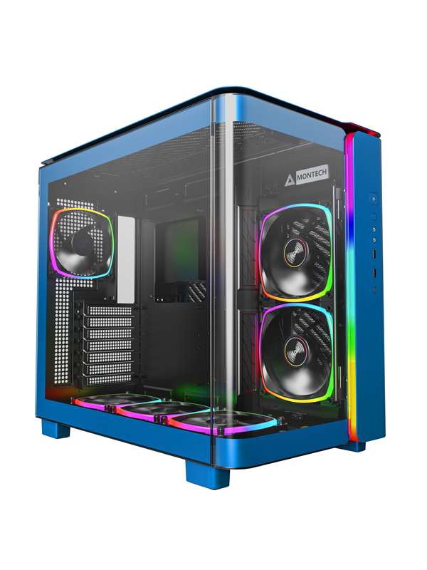 Montech King 95 Pro - Prussian Blue - Kabinett - Miditower - Blå