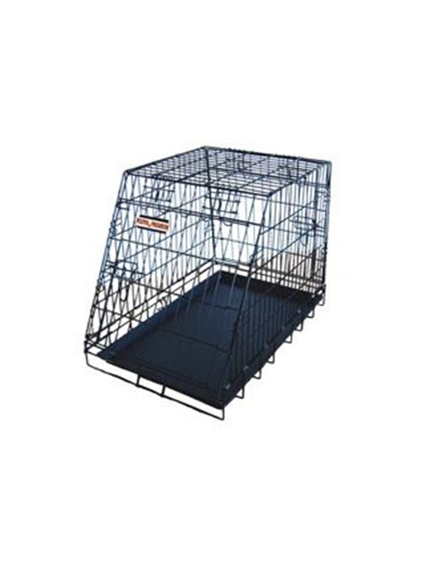 Active Canis Reise hundebil skråbur L90 W56 H65 cm Svart