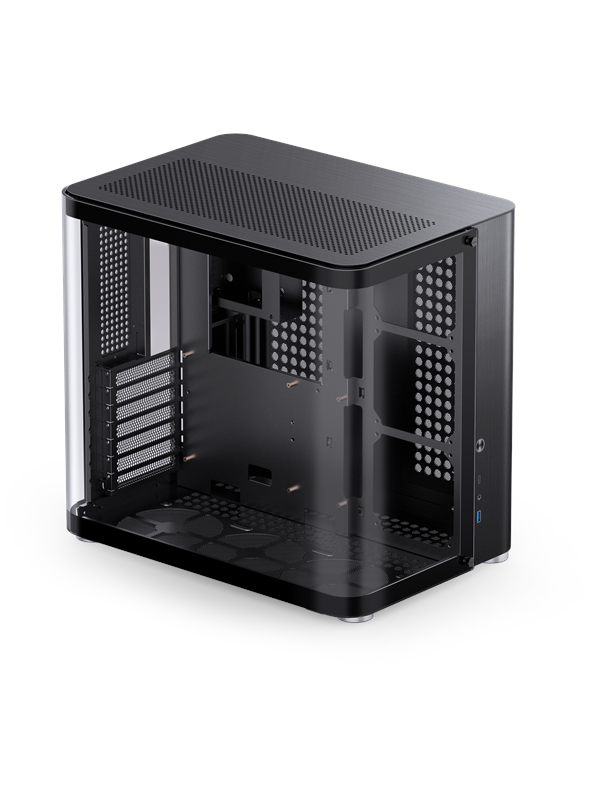 Jonsbo TK-2 2.0 - Black - Kabinett - Miditower - Svart