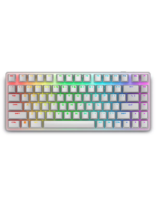 Dell Alienware Pro Wireless Gaming Keyboard - keyboard - QWERTY - US - lunar light - Gamingtastatur - Engelsk (USA) - Hvit