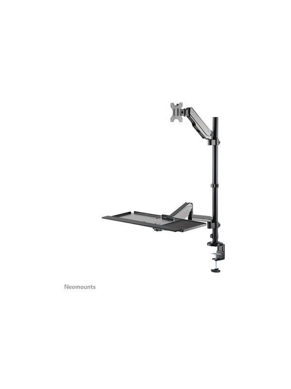 Neomounts DS90-325BL1 mounting kit - sit-stand workstation - for LCD display / keyboard / mouse - black
