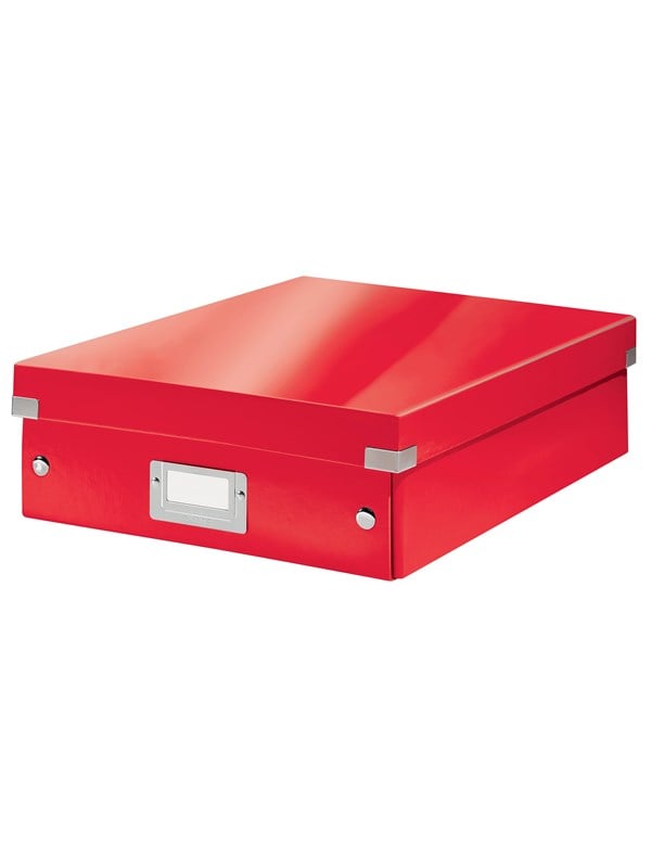 Leitz Sorteringsboks Click&Store WOW Medium Rød
