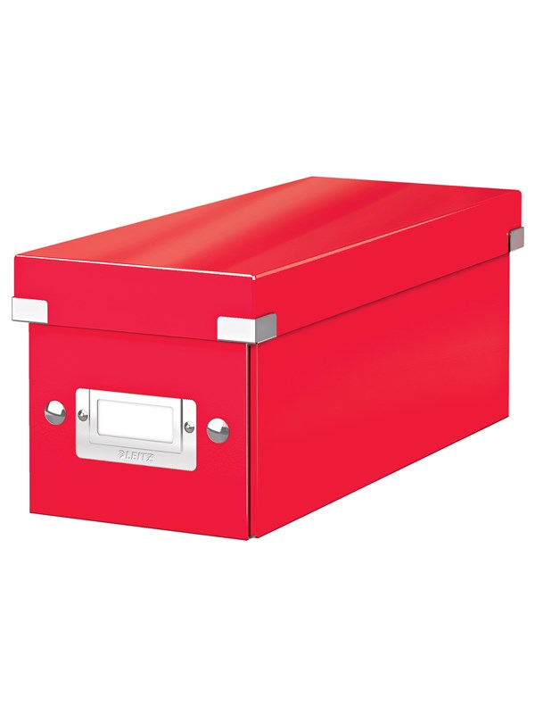 Leitz Oppbevaringsboks Click & Store WOW CD Rød