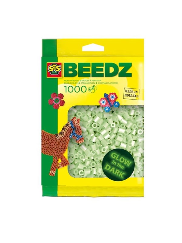 SES Creative Iron-on Beads - Glow in the Dark 1000pcs.