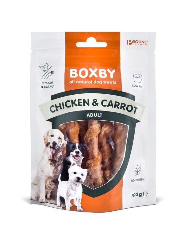 BOXBY Kylling & Gulrot 100g.