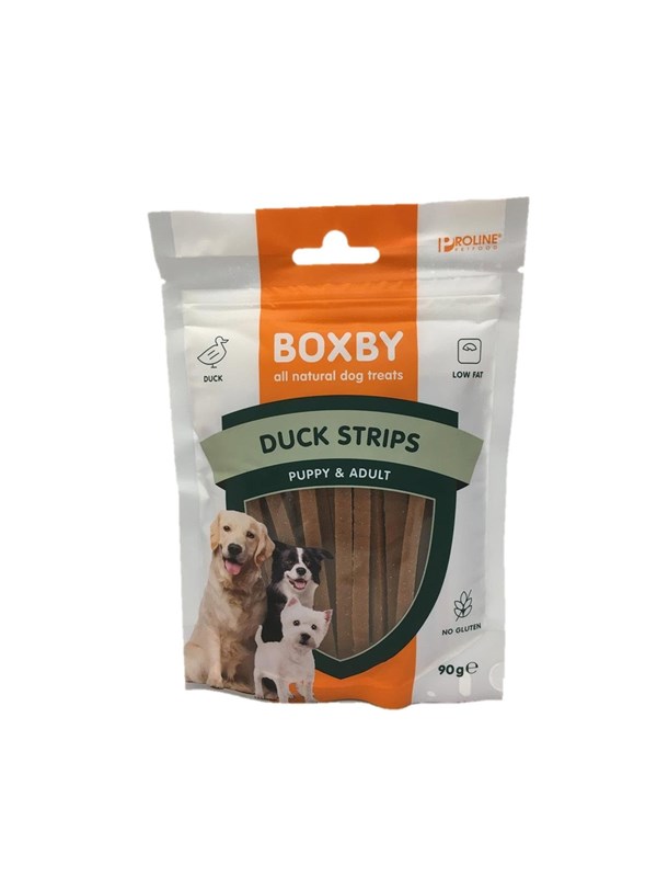 BOXBY Ande Strips 90g. Glutenfri