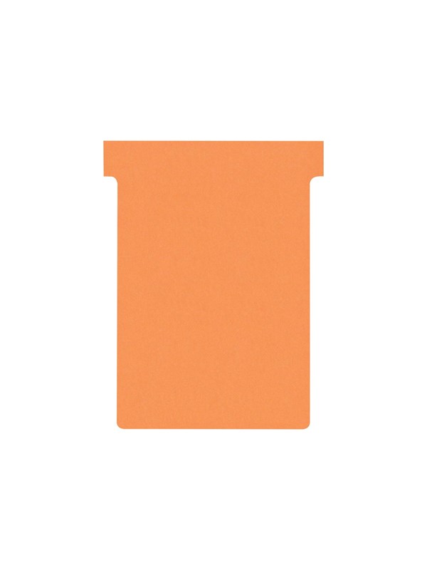 Nobo T-Card-planleggingskort - størrelse 3 Oransje