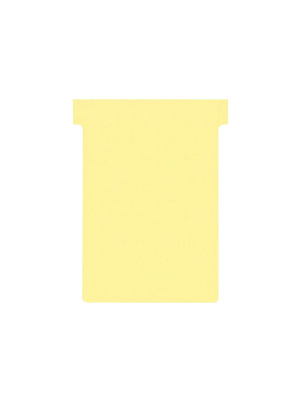 Nobo T-Card-planleggingskort - størrelse 3 Gul