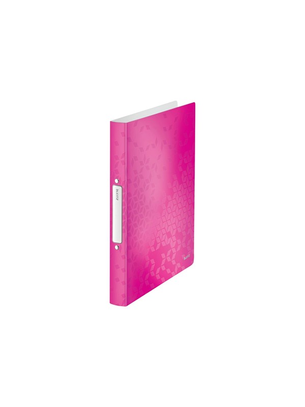 Leitz Ringperm WOW PP A4 2RR/25mm Rosa