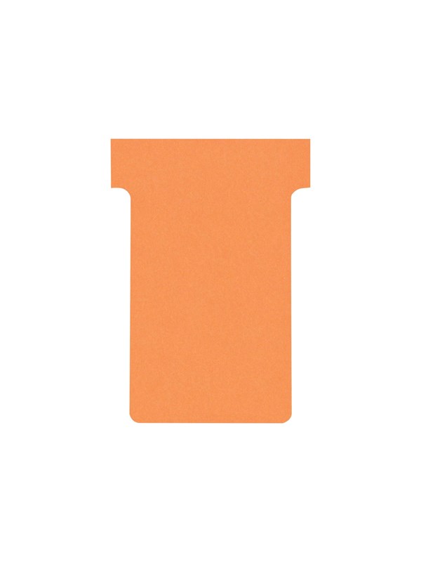 Nobo T-Card-planleggingskort - størrelse 2 Oransje