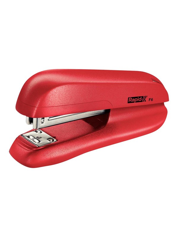 Rapid Stiftemaskin F6 20 ark Rød