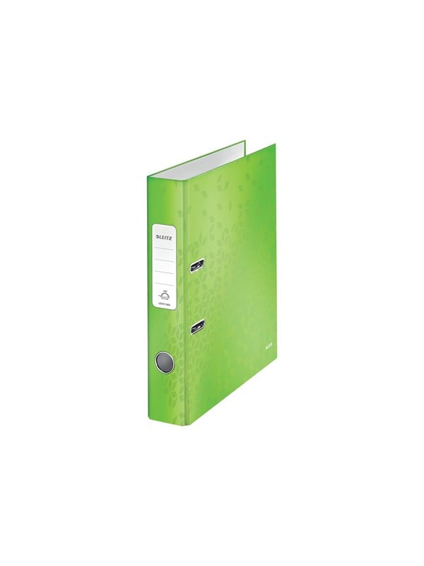 Leitz Smalordner 180° WOW Laminert kartong A4/50mm Grønn