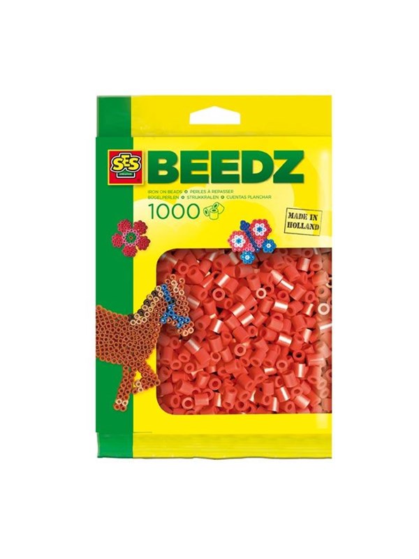 SES Creative Iron-on Beads - Red 1000pcs.