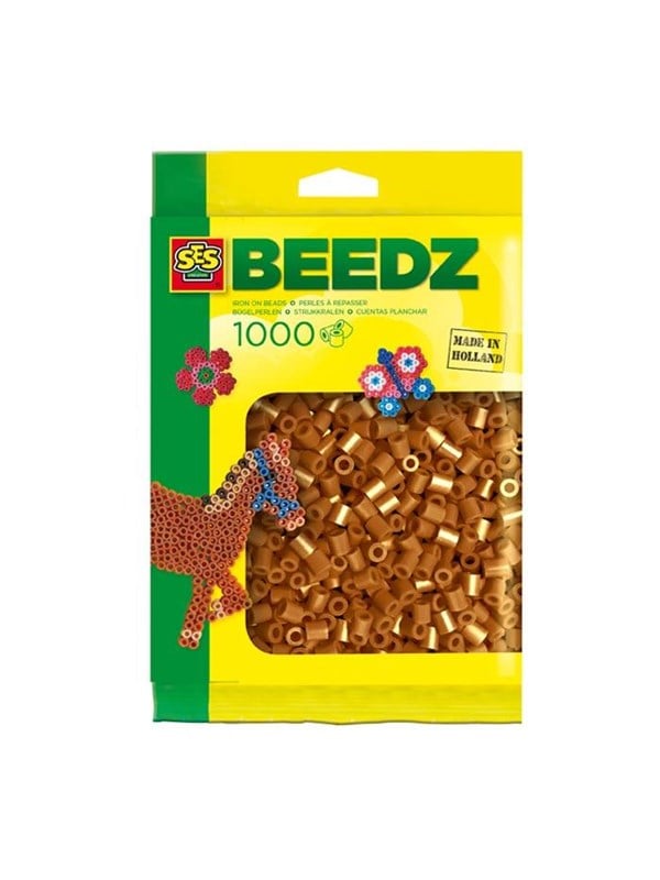 SES Creative Iron-on Beads - Brown 1000pcs.