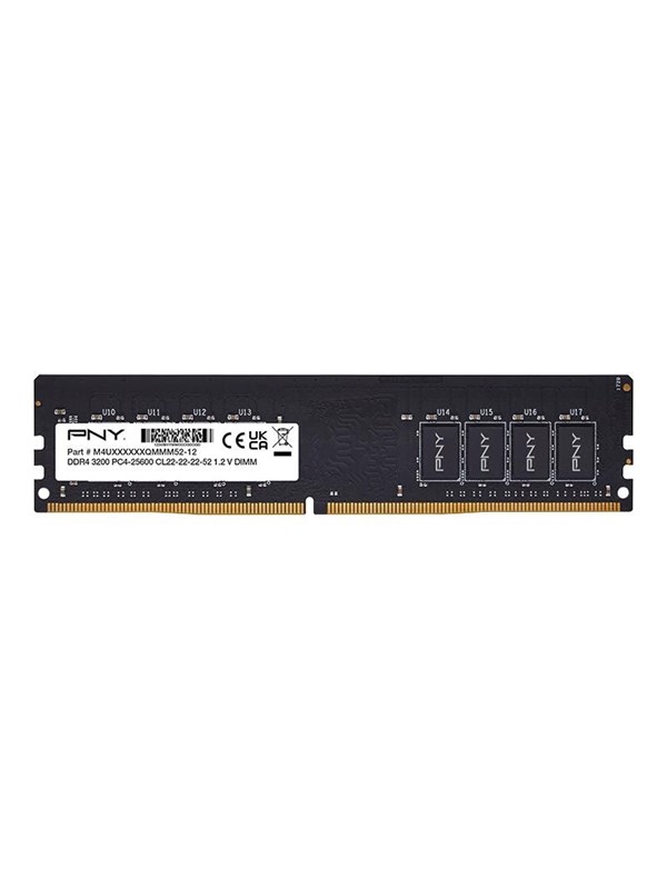 PNY Performance DDR4-3200 - 16GB - CL22 - Single Channel (1 pcs) - Svart