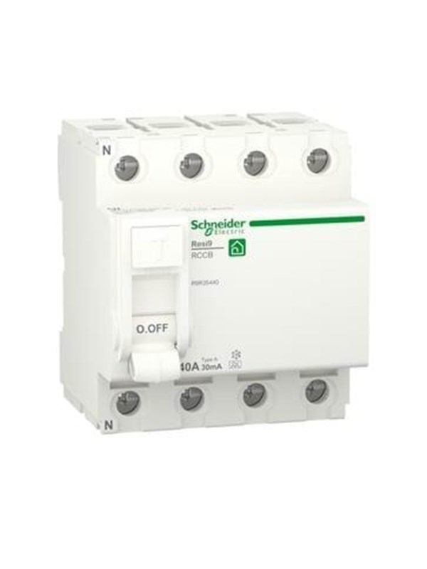 Schneider Electric Resi9 XP RCD/HPFI residual current circuit breaker 4P 40A 30mA class A 72mm
