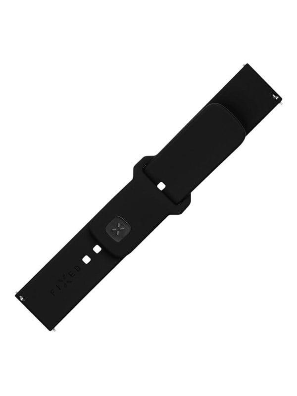 FIXED Silicone Strap Smartwatch Universal 20 mm Black