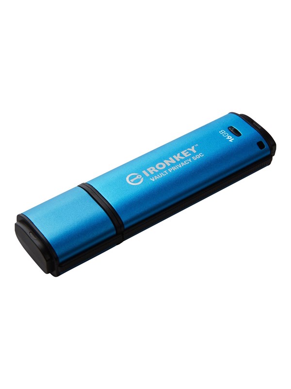 Kingston IronKey Vault Privacy 50 (USB-C 3.2) - 16GB - Minnepenn