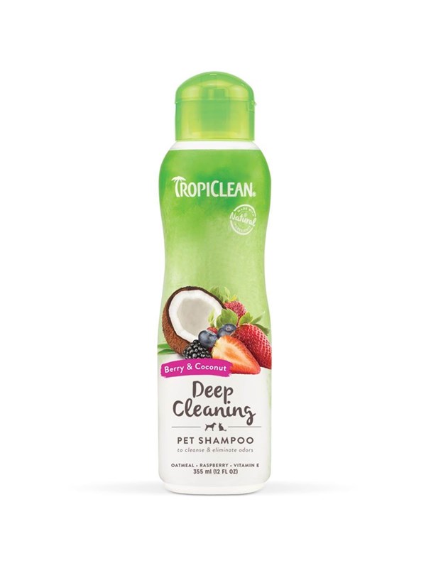 Tropiclean Shampoo Deep Cleaning Berry & Coconut 355 ml.