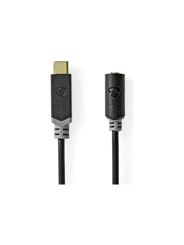 Nedis USB-C to headphone jack adapter - 1 m