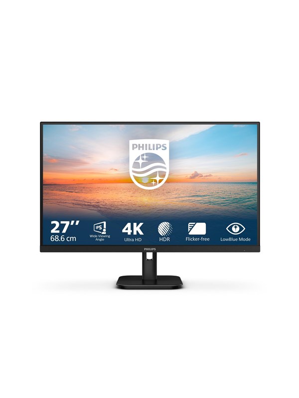 27" Philips 27E1N1800A - 1000 Series - 3840x2160 (4K) - 60Hz - IPS