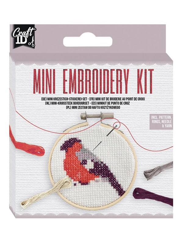 Creative Craft Group Mini embroidery kit 12.5*10cm Bird.