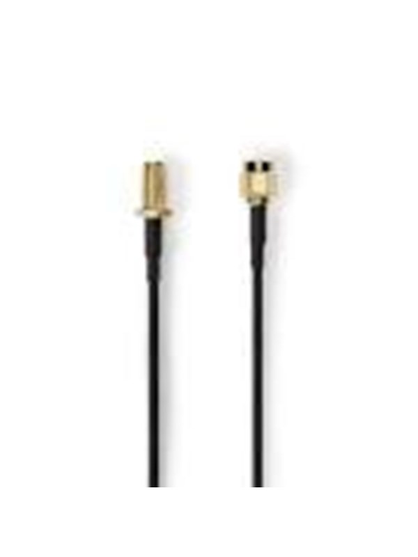 Nedis SMA Cable | RP SMA Male | RP SMA Female | Gold Plated | 50 Ohm