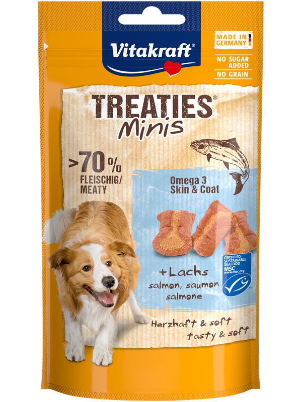 Vitakraft Treaties Minis Laks & Omega 3 48g