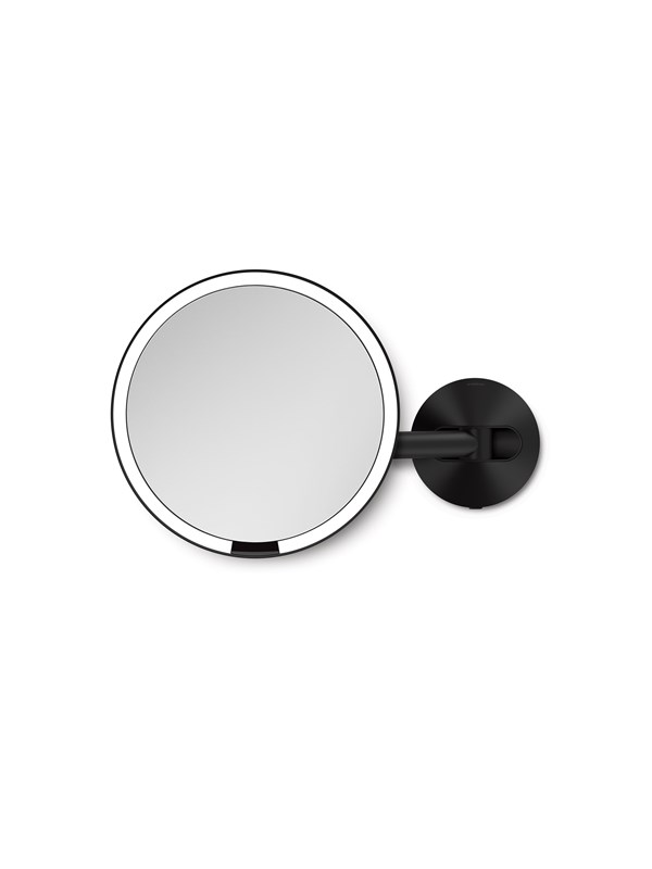 Simplehuman fastkoblet veggmontert sensor speil, svart