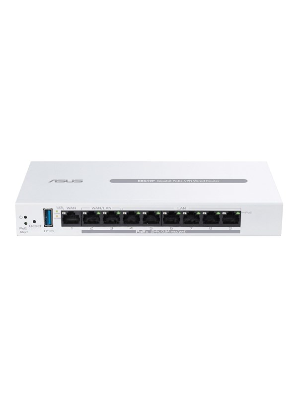 ASUS ExpertWifi 9-Port Gigabit PoE+ VPN Wired Router - Router