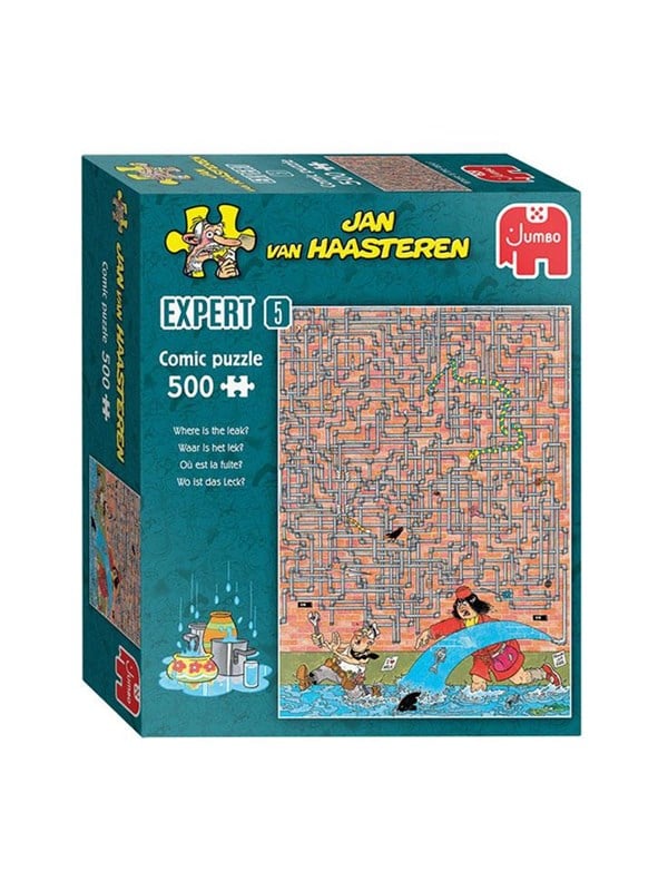 Jan van Haasteren Jigsaw Puzzle Expert 05 Where is the leak? 500pcs. 2D Puslespill
