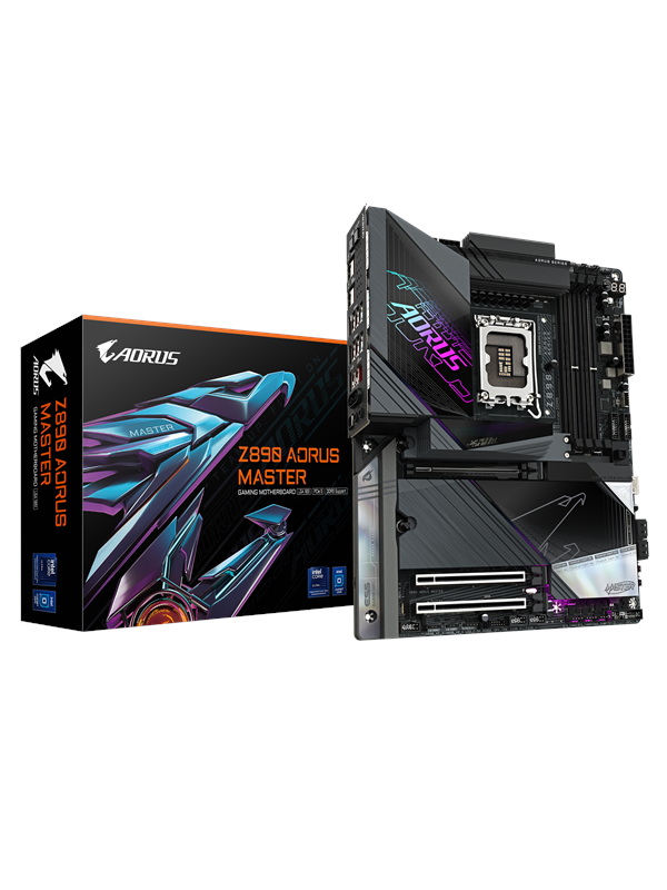 GIGABYTE Z890 AORUS MASTER Hovedkort - Intel Z890 - Intel LGA1851 - DDR5 RAM - ATX