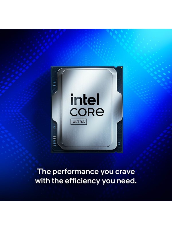 Intel Core Ultra 7 265K Arrow Lake-S - Tray Prosessor/CPU - 20 kjerner - 3.9 GHz - Intel LGA1851 - Bulk (uten vifte)