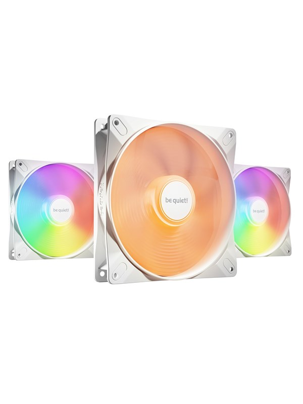 LIGHT WINGS LX 140mm White (3-pack) - Kabinettvifte - 140mm - Hvit - 23 dBA