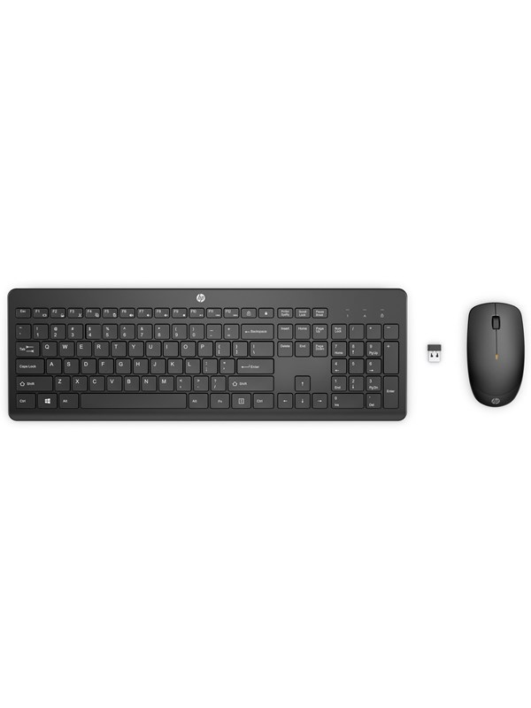HP 235 Wireless - Tastatur & Mussett - Dansk - Svart