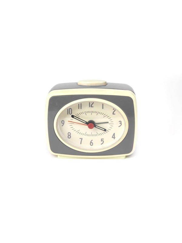 Kikkerland Small Classic Alarm Clock Grey (AC14-GR-EU)