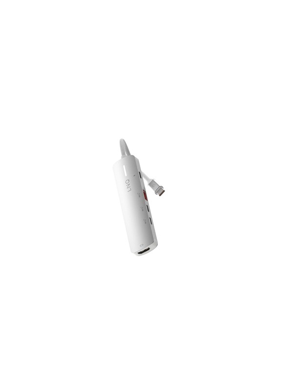 LINQ 5in1 PRO 140W USB-C Multiport Hub | Space Grey-White