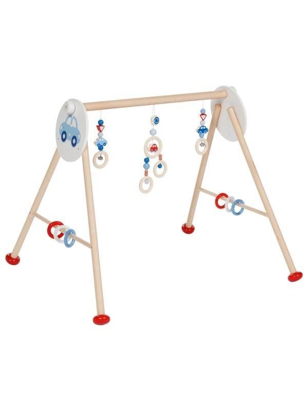 Goki Wooden Baby Gym Cars